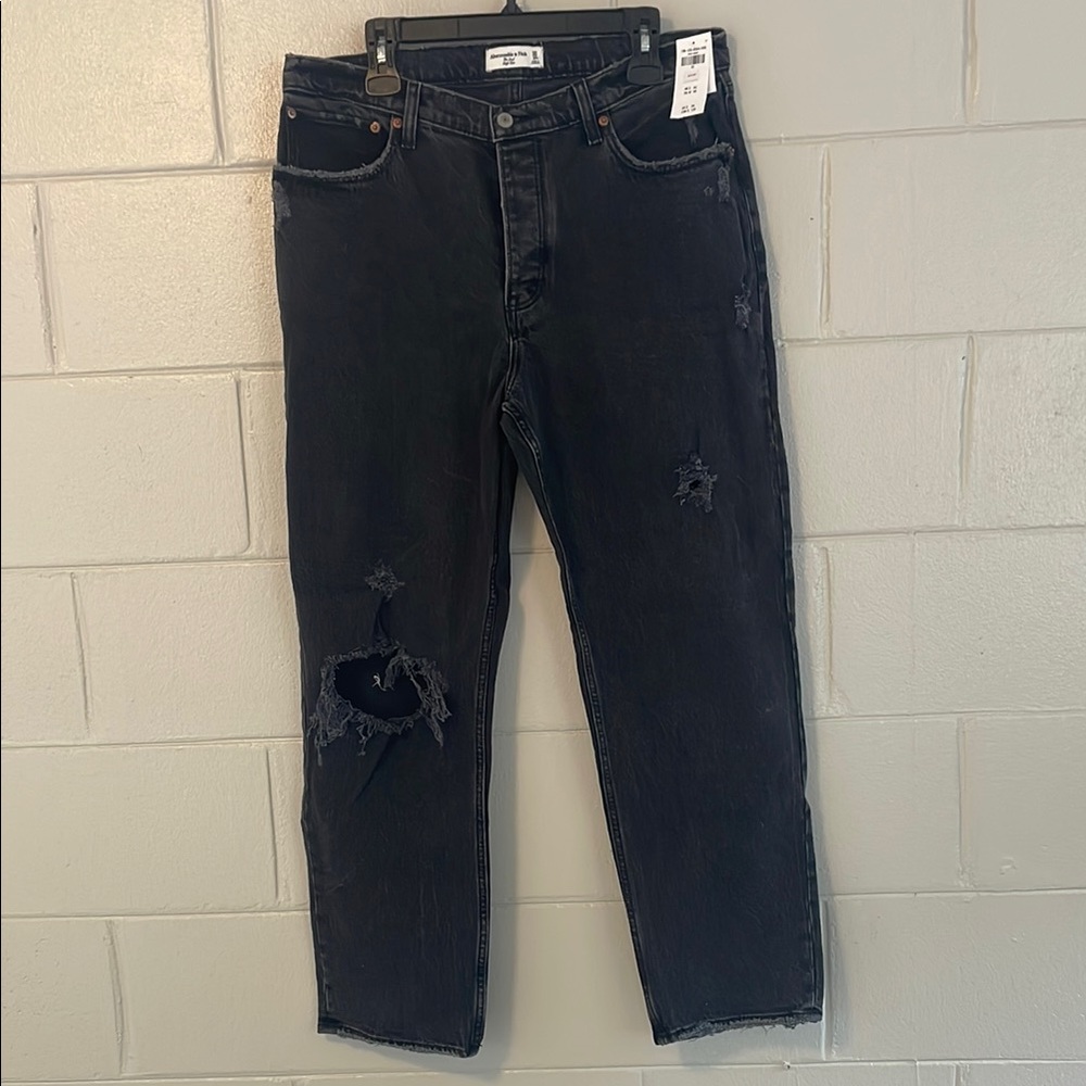 Abercrombie & Fitch Black High Rise Jeans
